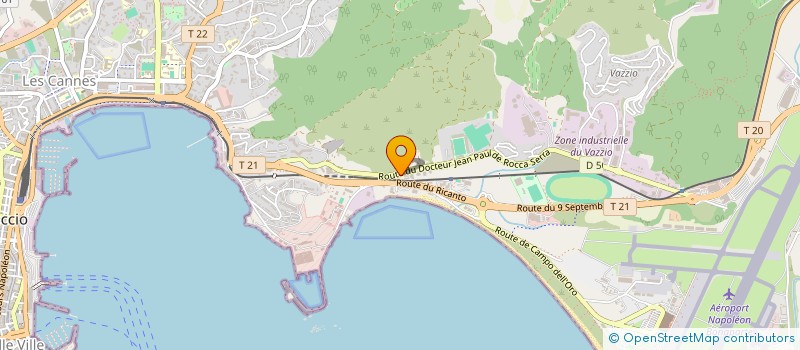 localisation de l'entreprise TOMBOIS à AJACCIO