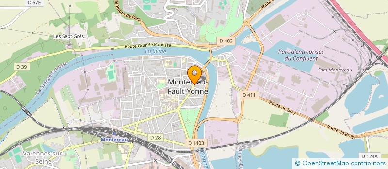 localisation de l'entreprise TOMCAB'Z  MONTEREAU-FAULT-YONNE