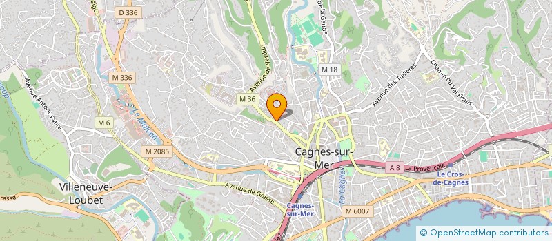 localisation de l'entreprise TOMCALIE à CAGNES-SUR-MER