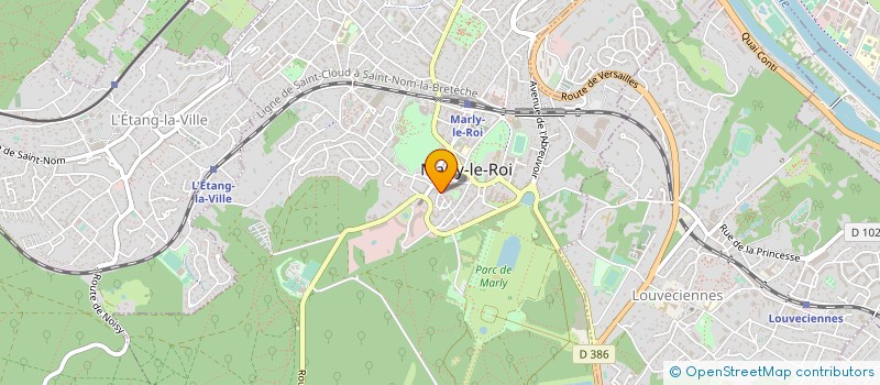 localisation de l'entreprise TOMCAT à MARLY-LE-ROI