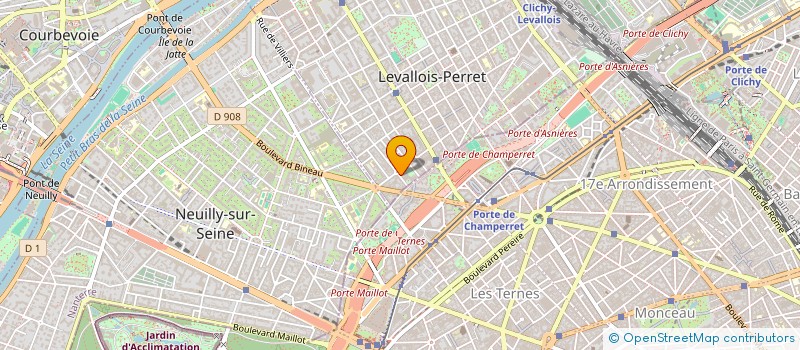 localisation de l'entreprise TOMCAT INVEST à LEVALLOIS-PERRET