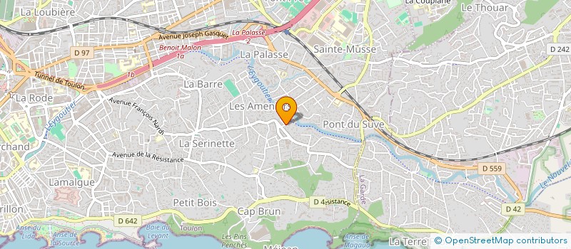 localisation de l'entreprise TOMCP  TOULON