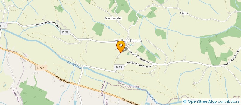 localisation de l'entreprise TOMCY  VERLHAC-TESCOU