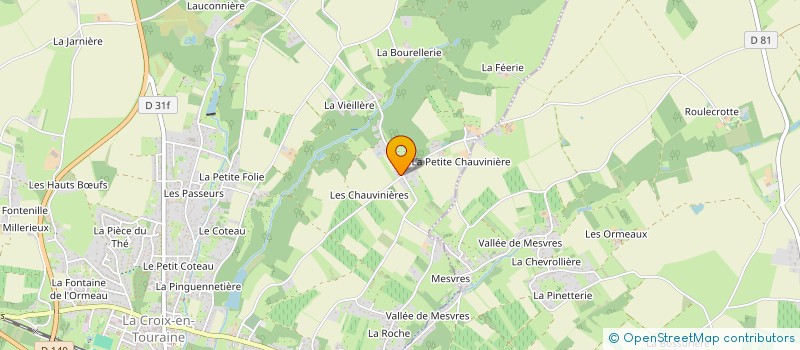 localisation de l'entreprise TOME BATIMENTS  LA CROIX-EN-TOURAINE