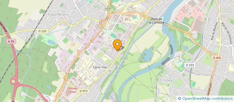 localisation de l'entreprise TOME ET FRERES à DOLE