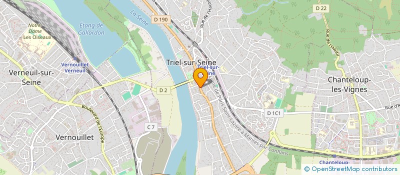 localisation de l'entreprise TOME TOMBERT  TRIEL-SUR-SEINE