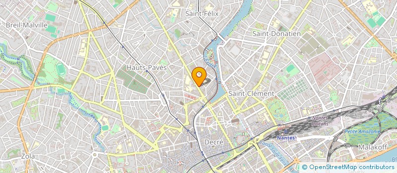localisation de l'entreprise TOMED à NANTES