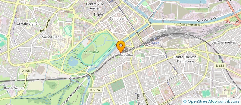 localisation de l'entreprise TOMEGA  CAEN