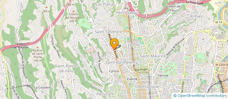 localisation de l'entreprise TOMEKE à NICE