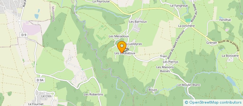 localisation de l'entreprise TOMELCO  EGLISENEUVE-PRES-BILLOM