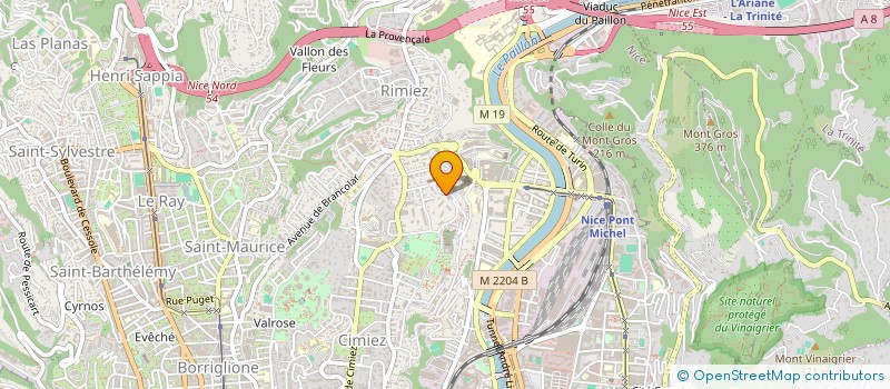 localisation de l'entreprise TOMELEO à NICE