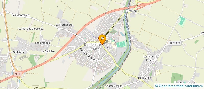 localisation de l'entreprise TOMELIA  DOMPIERRE-SUR-MER