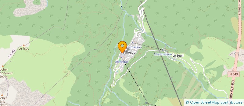 localisation de l'entreprise TOMELYA  MODANE