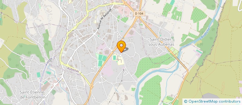 localisation de l'entreprise TOMEOLLIER à AUBENAS