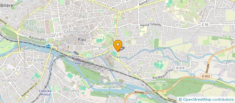localisation de l'entreprise TOMETKIM à PAU