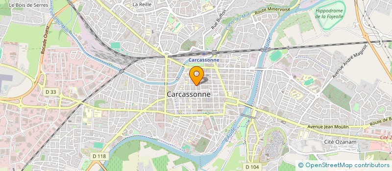 localisation de l'entreprise TOMEY à CARCASSONNE
