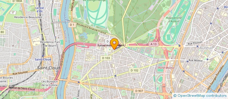 localisation de l'entreprise TOMHP ORGANISATION à BOULOGNE-BILLANCOURT