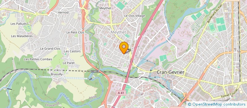 localisation de l'entreprise TOMI  ANNECY