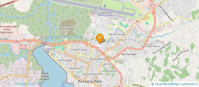 localisation de l'entreprise TOMI à LES ABYMES