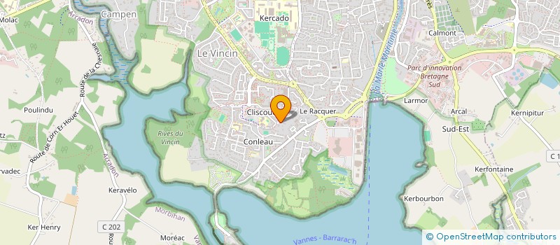 localisation de l'entreprise TOMIA à VANNES