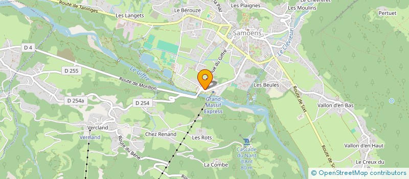 localisation de l'entreprise TOMIA  SAMOENS