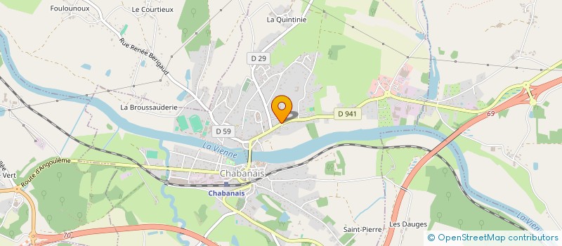 localisation de l'entreprise TOMIE 16  CHABANAIS