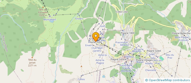 localisation de l'entreprise TOMIKA IMMOBILIER  AIME-LA-PLAGNE