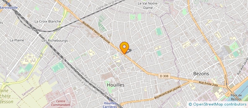 localisation de l'entreprise TOMILIE à HOUILLES