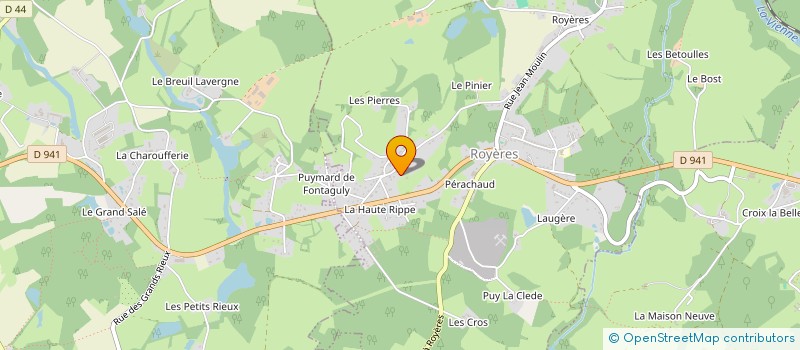 localisation de l'entreprise TOMILIE  ROYERES