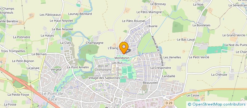 localisation de l'entreprise TOMILLE à PACE