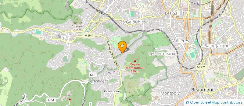 localisation de l'entreprise TOMILOU  CEYRAT