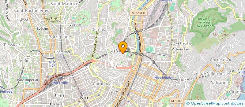 localisation de l'entreprise TOMING à NICE