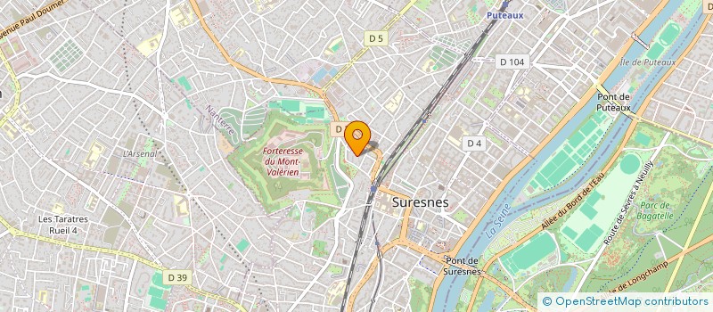 localisation de l'entreprise TOMJAL à SURESNES