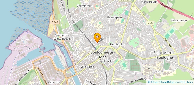 localisation de l'entreprise TOMJEA à BOULOGNE-SUR-MER