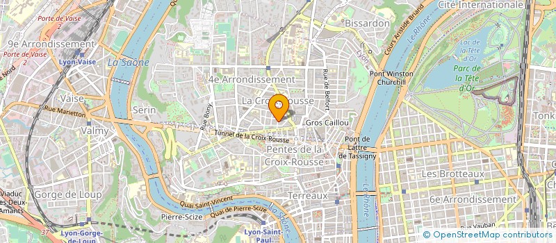 localisation de l'entreprise TOMJU  LYON