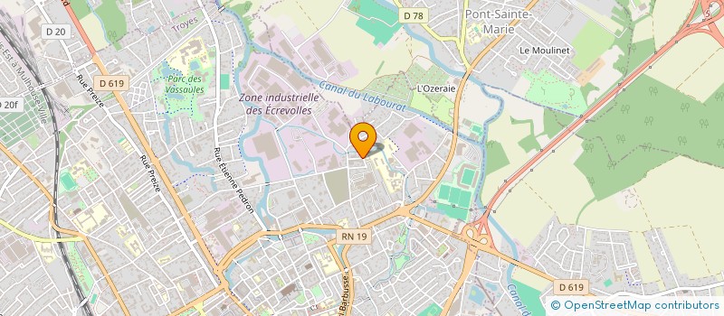 localisation de l'entreprise TOMJUL à TROYES