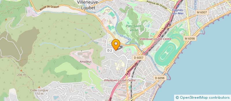 localisation de l'entreprise TOMKAT à VILLENEUVE-LOUBET