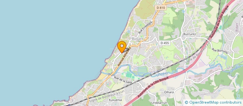 localisation de l'entreprise TOMLAND à BIDART