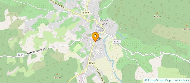 localisation de l'entreprise TOMLOUIS à AUPS