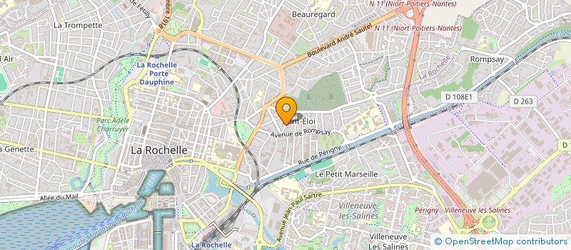 localisation de l'entreprise TOMM  LA ROCHELLE