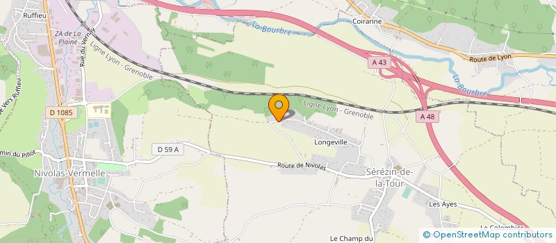 localisation de l'entreprise TOMMAUD  SEREZIN-DE-LA-TOUR