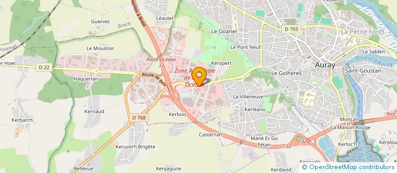 localisation de l'entreprise TOMME ET BASILIC à AURAY