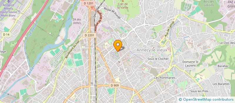 localisation de l'entreprise TOMMY à ANNECY