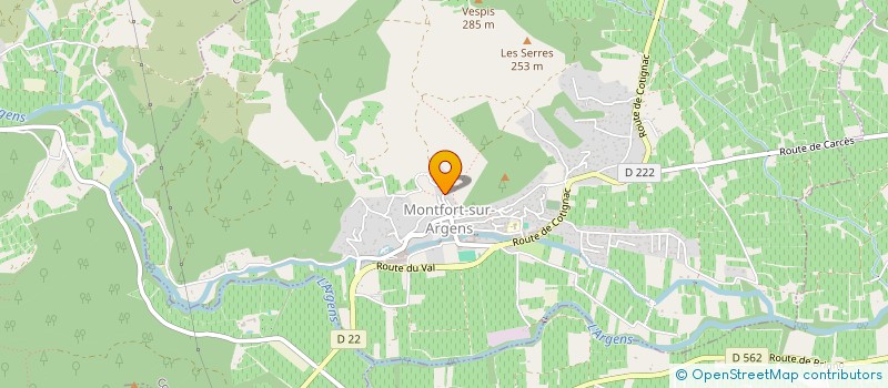 localisation de l'entreprise TOMMY  MONTFORT-SUR-ARGENS