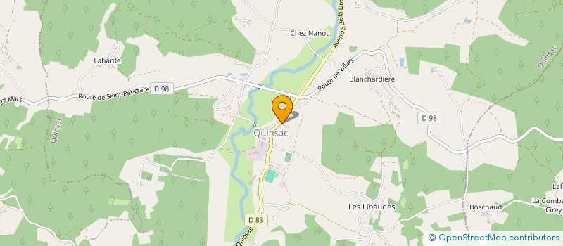 localisation de l'entreprise TOMMY DELALUNE COMPANY à LA CHAPELLE-FAUCHER