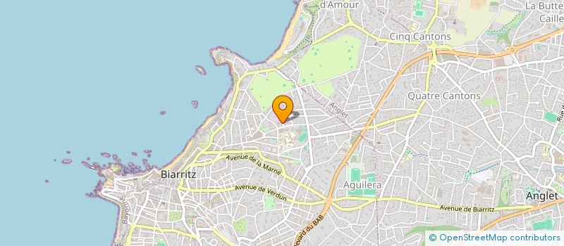 localisation de l'entreprise TOMMY'S FIZZ  ANGLET