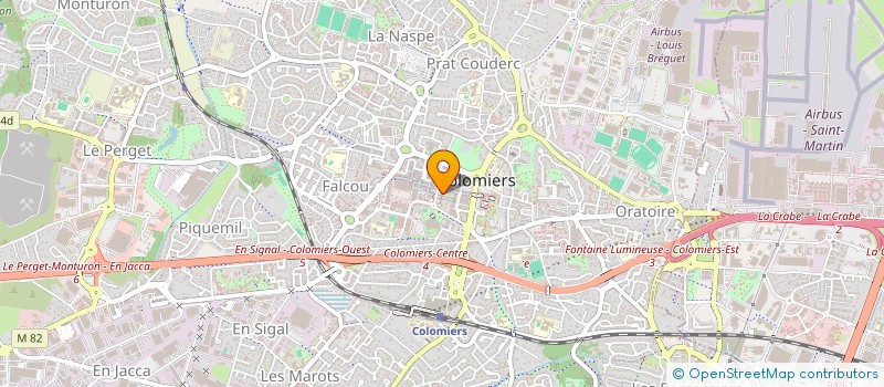 localisation de l'entreprise TOMMY SUD à COLOMIERS