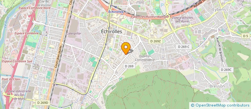 localisation de l'entreprise TOMNILU à ECHIROLLES