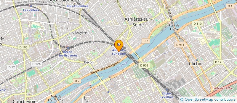 localisation de l'entreprise TOMO à ASNIERES-SUR-SEINE