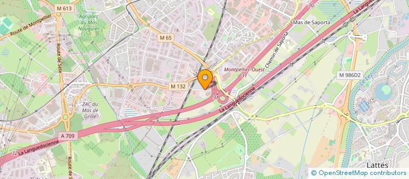 localisation de l'entreprise TOMO à LATTES